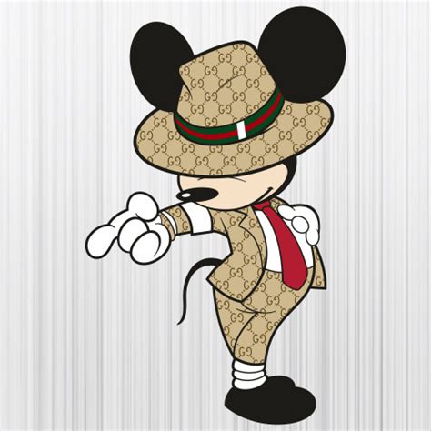 cartoon gucci bag|mickey mouse wearing Gucci.